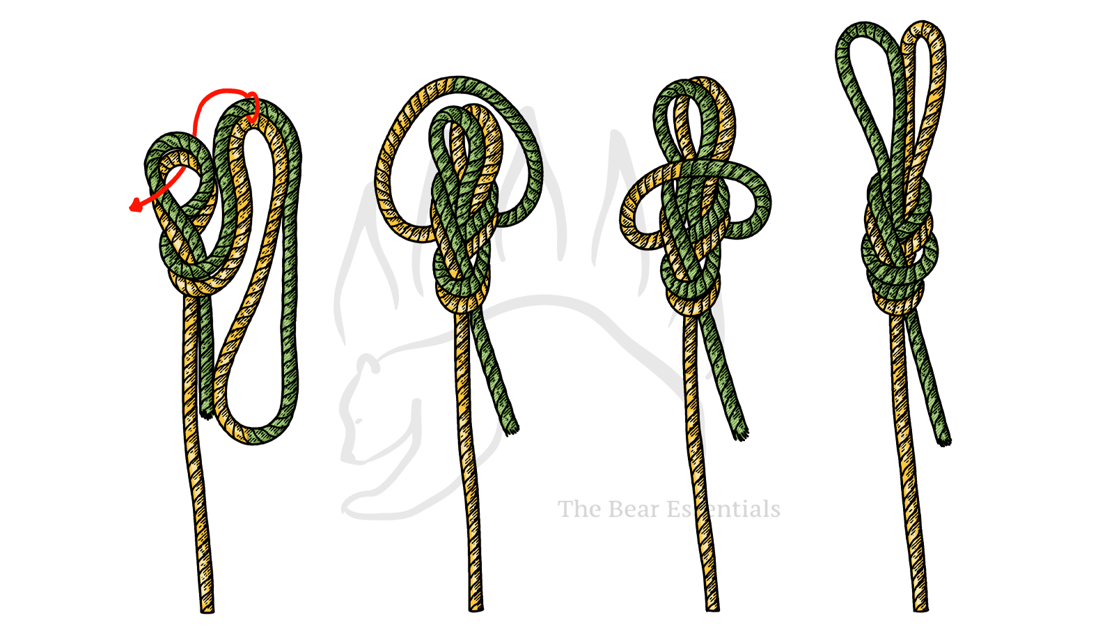 How to Tie the Double Figure Eight Loop – The Bear Essentials Outdoors Co.