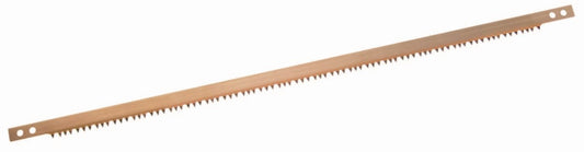 Single replacement saw blade from The Bucksaw Kit - Replacement Parts Bundle with sharp teeth and dual mounting holes.