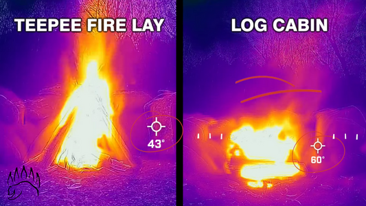 Comparison of maximum temperature around the Teepee fire and Log Cabin fire