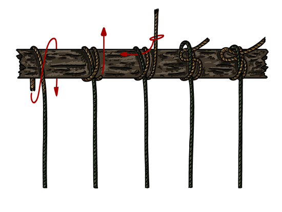 Step-by-step guide showing how to tie the Snug Hitch knot securely.