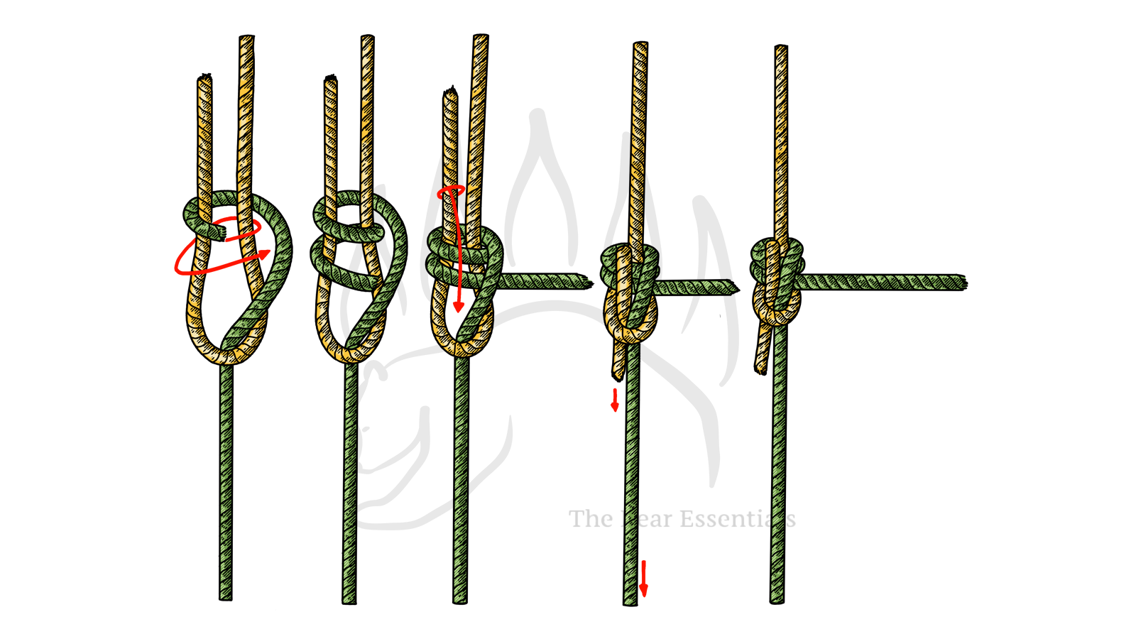 How to Tie the Double Dragon Bend