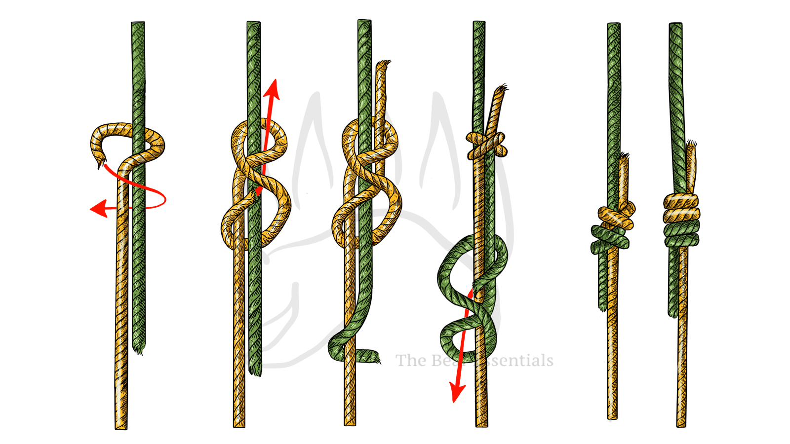 How to Tie A Double Fisherman's Bend - The Bear Essentials Outdoors Co.