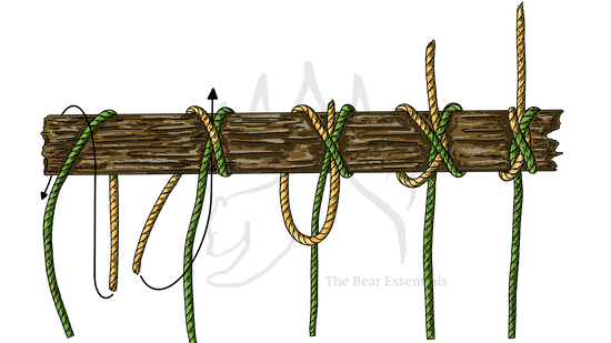How to tighten a constrictor knot with a quick release
