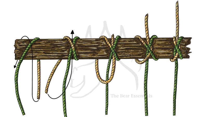 How to tighten a constrictor knot with a quick release