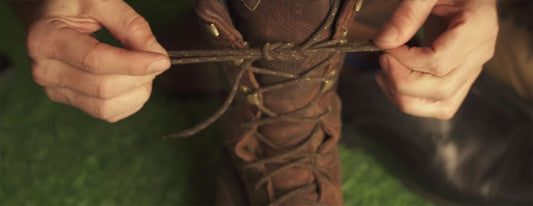 how to tie hiking boots berluti knot method