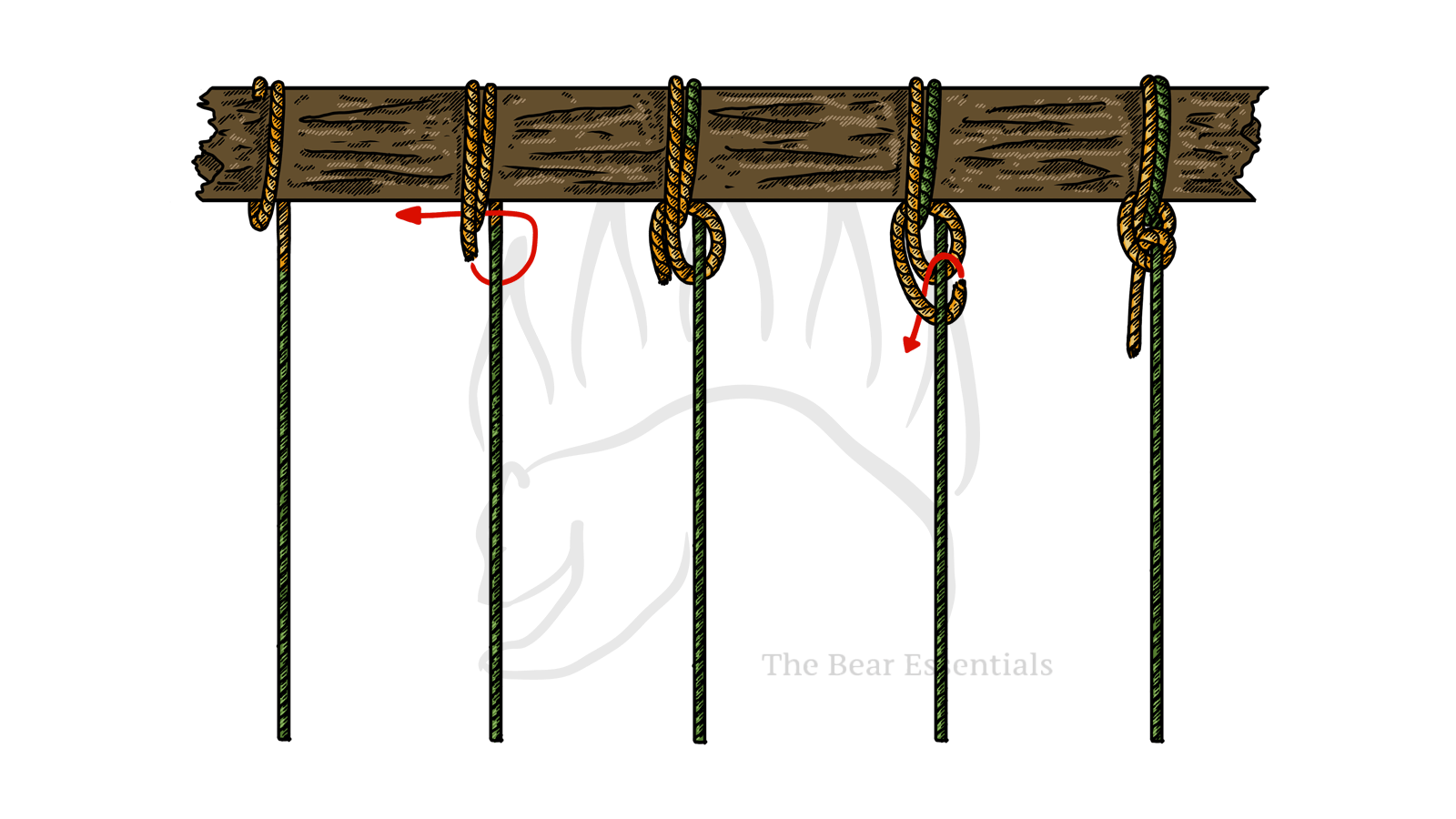 How to Tie The Anchor Hitch - The Bear Essentials Outdoors Co.