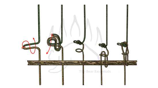 How To Tie The Bear’s Grip Hitch - The Bear Essentials Outdoors Co.