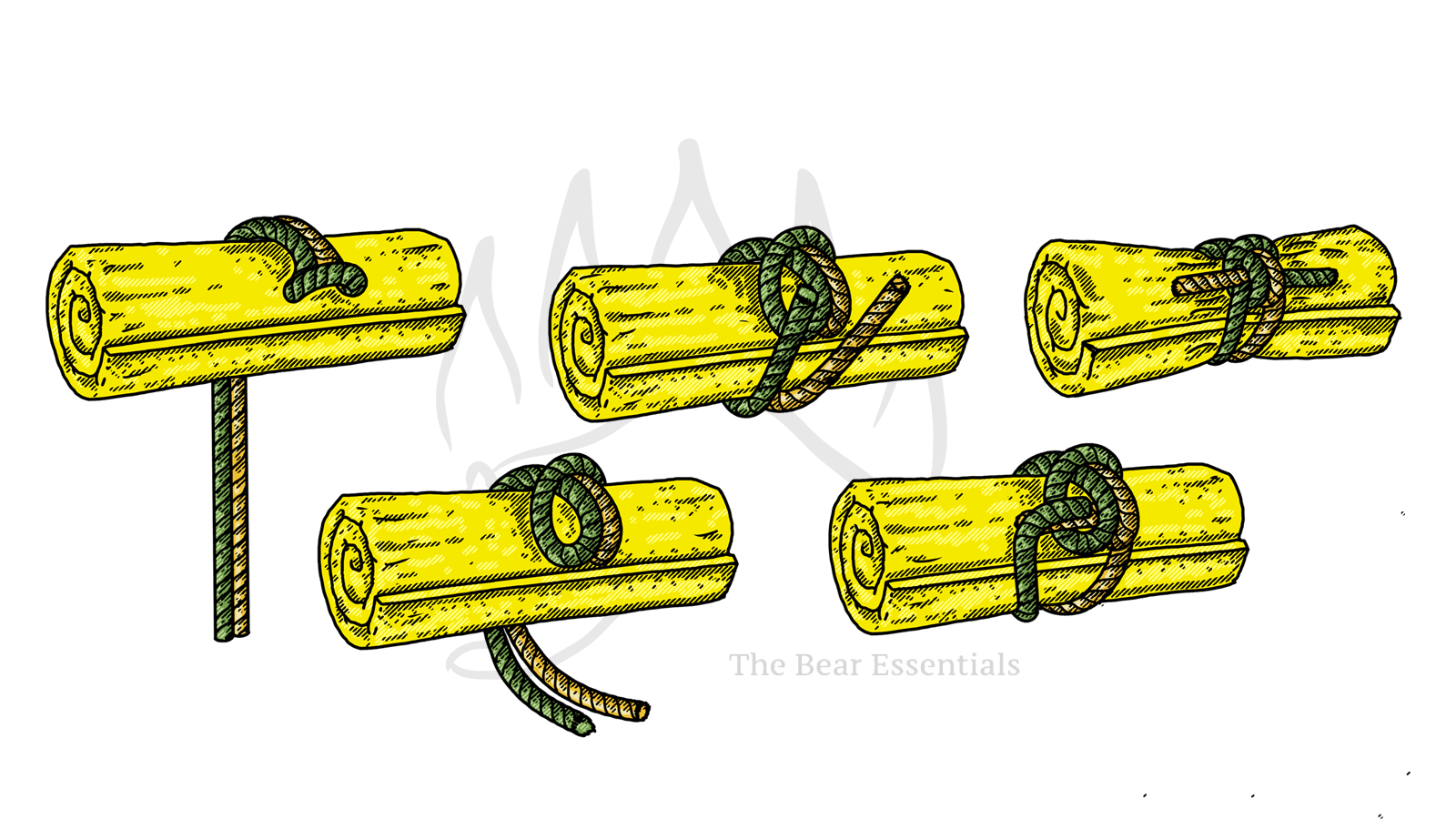 How to Tie the Bushcraft/Woodland Zip Tie - The Bear Essentials Outdoors Co.