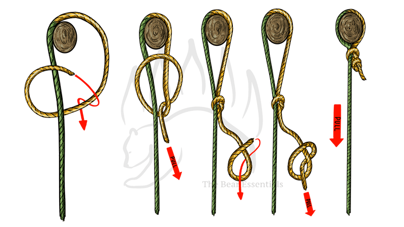 How to Tie the Canadian Jam Knot - The Bear Essentials Outdoors Co.