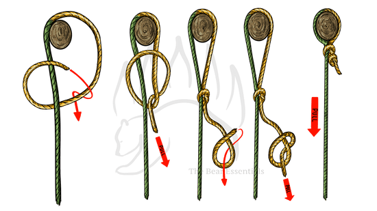 How to Tie the Canadian Jam Knot - The Bear Essentials Outdoors Co.