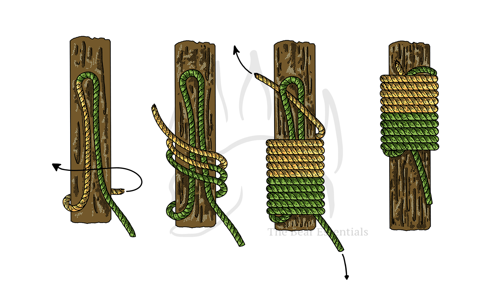 How to Tie the Common Whipping - The Bear Essentials Outdoors Co.