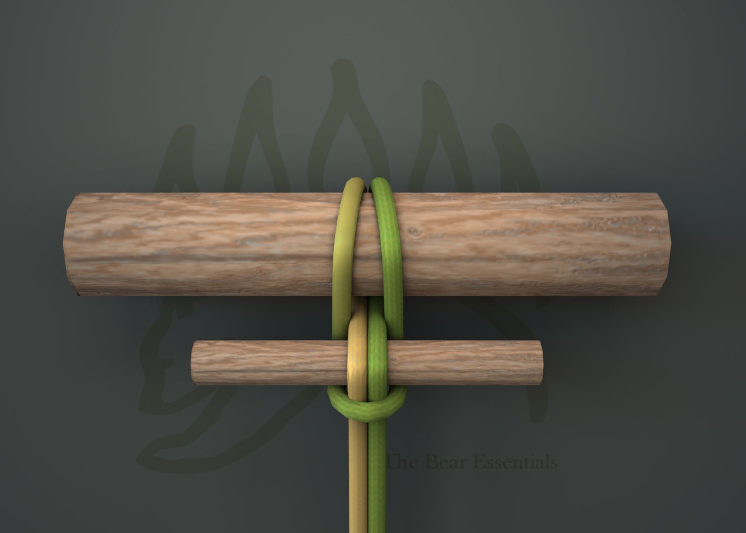 How to Tie the Cow Hitch With A Toggle - The Bear Essentials Outdoors Co.