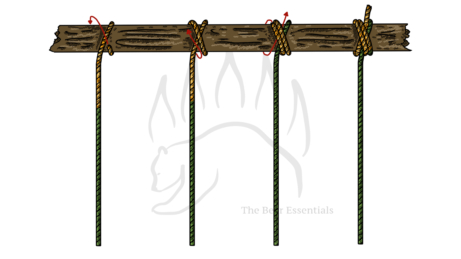 How to Tie the Double Clove Hitch - The Bear Essentials Outdoors Co.