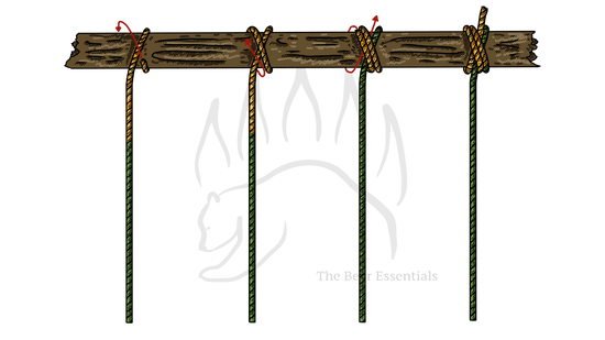 How to Tie the Double Clove Hitch - The Bear Essentials Outdoors Co.