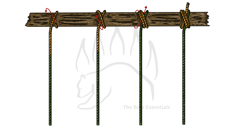 How to Tie the Double Clove Hitch - The Bear Essentials Outdoors Co.