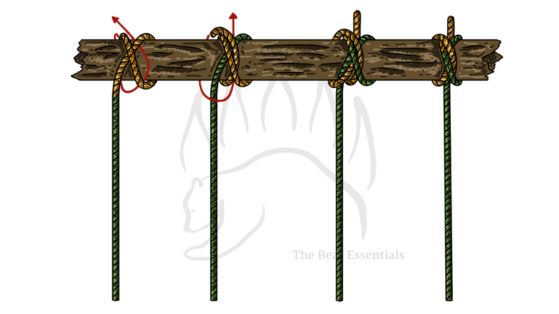 How to Tie the Double Constrictor Knot (Symmetrical) - The Bear Essentials Outdoors Co.
