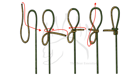 How to Tie The Double Dragon Loop Knot (Mid Line) - The Bear Essentials Outdoors Co.