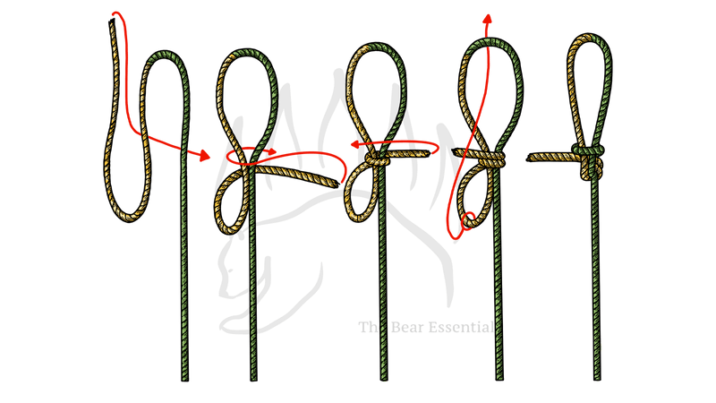 How to Tie The Double Dragon Loop Knot (Mid Line) - The Bear Essentials Outdoors Co.