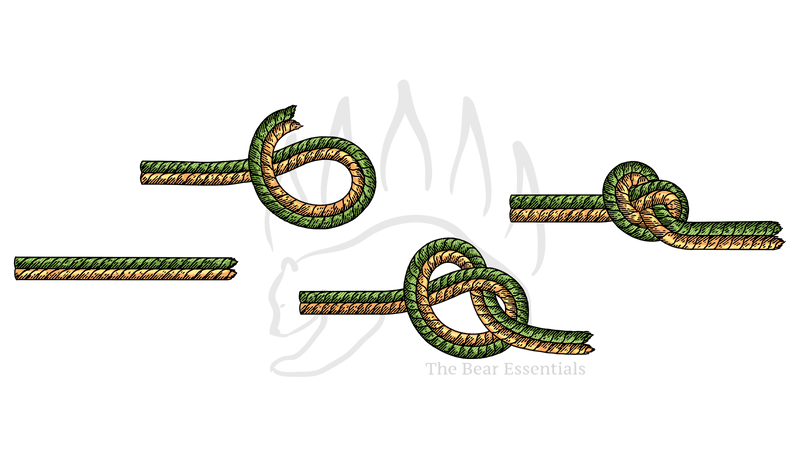 How To Tie the Flat Overhand Bend - The Bear Essentials Outdoors Co.