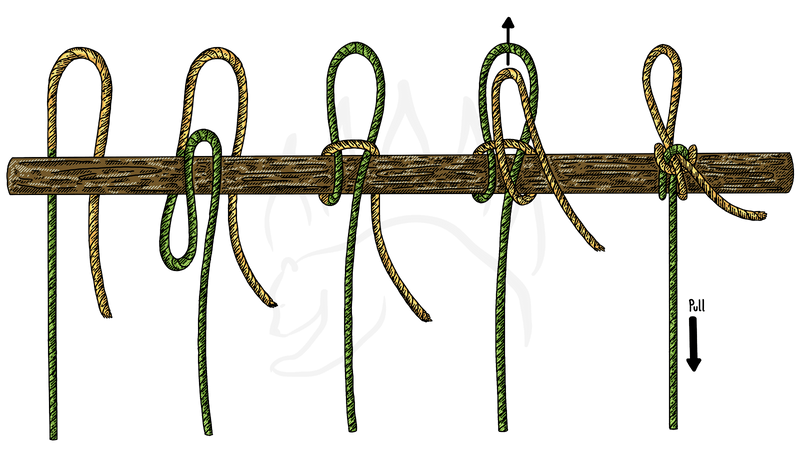 How To Tie the Highwayman’s Hitch - The Bear Essentials Outdoors Co.