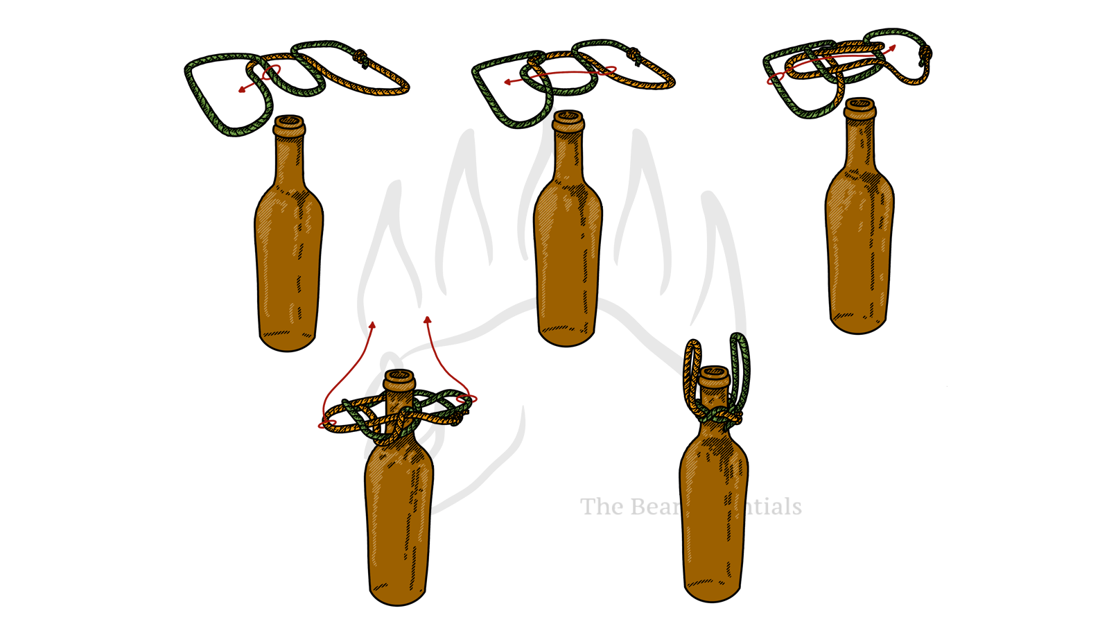 How to Tie the Jar/Bottle Sling Hitch - The Bear Essentials Outdoors Co.