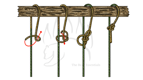 How to Tie the Running Bowline - The Bear Essentials Outdoors Co.