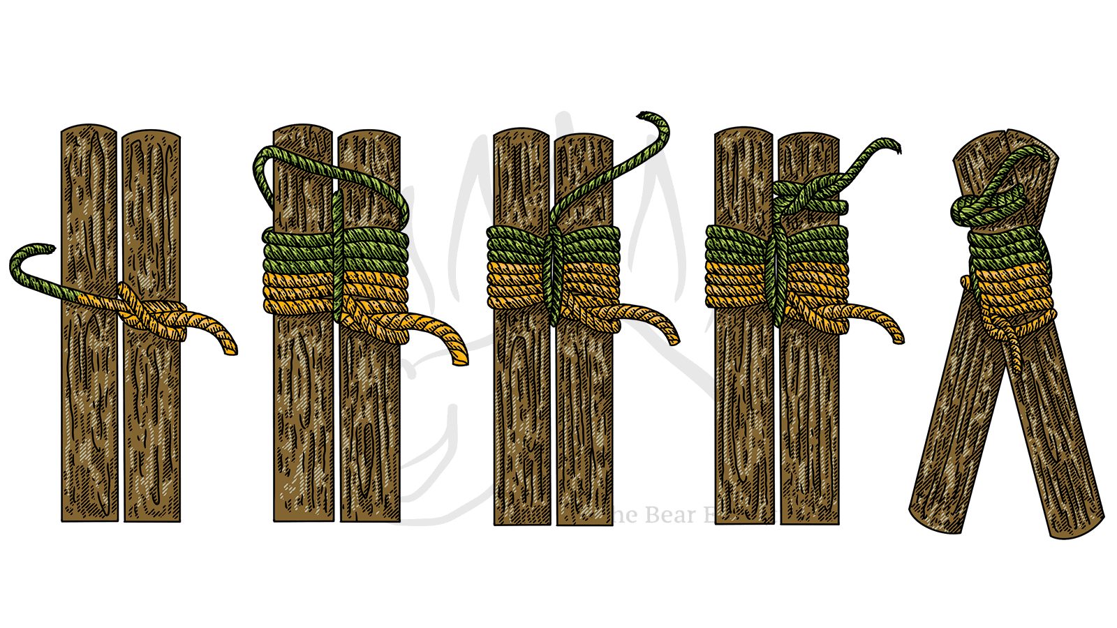 How To Tie the Shear Lashing - The Bear Essentials Outdoors Co.