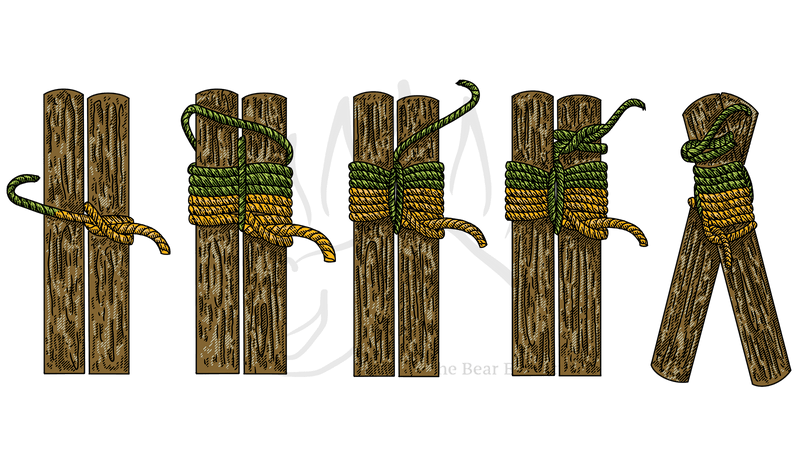 How To Tie the Shear Lashing - The Bear Essentials Outdoors Co.