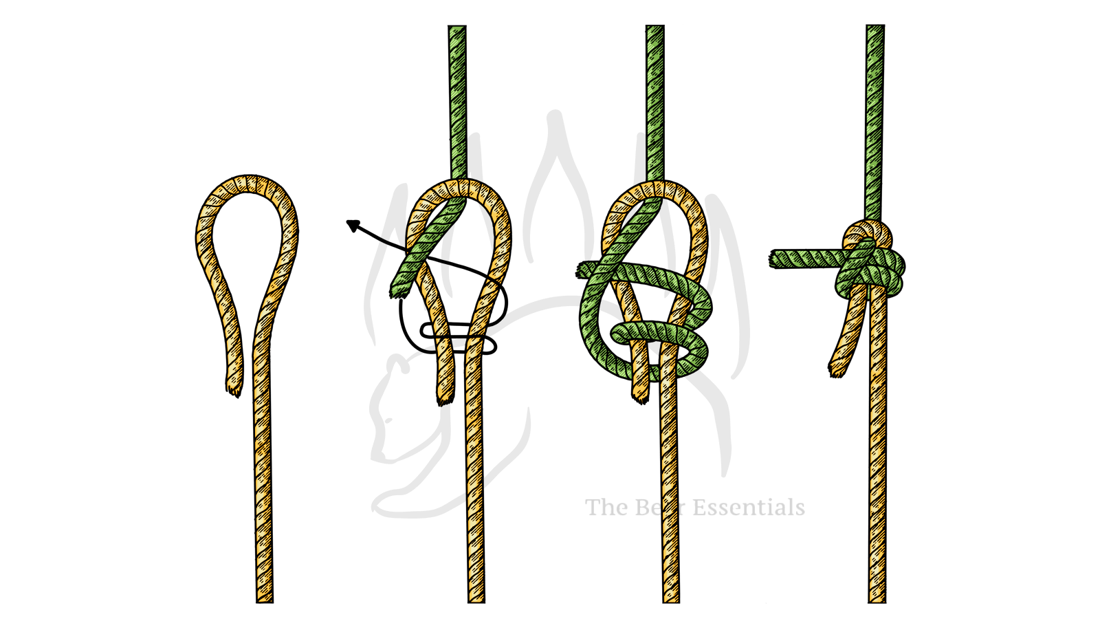 How to Tie the Sheet Bend - The Bear Essentials Outdoors Co.