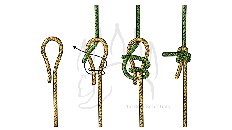 How to Tie the Sheet Bend - The Bear Essentials Outdoors Co.