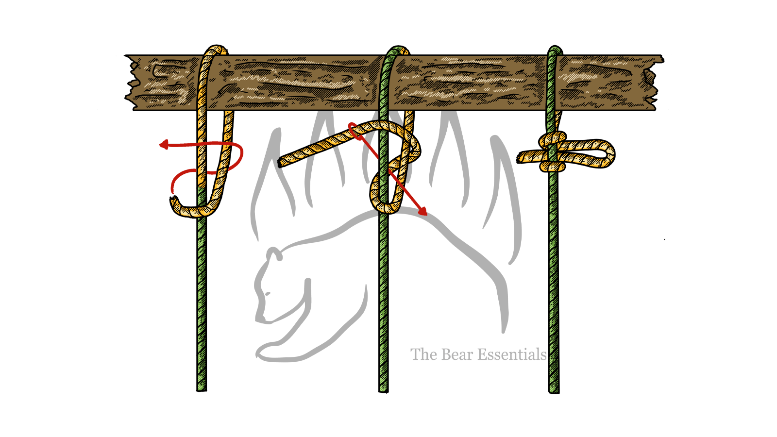 How to Tie the Slipped Buntline Hitch - The Bear Essentials Outdoors Co.