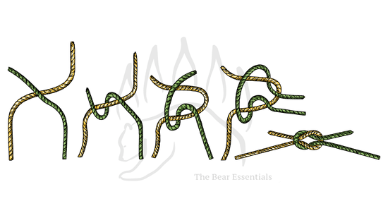 How to Tie The  Square Knot (Reef Knot) - The Bear Essentials Outdoors Co.