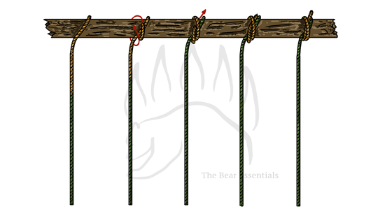 How to Tie The Strangle Knot - The Bear Essentials Outdoors Co.