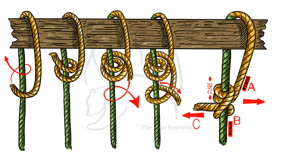How To Tie The Taut Line Hitch - The Bear Essentials Outdoors Co.