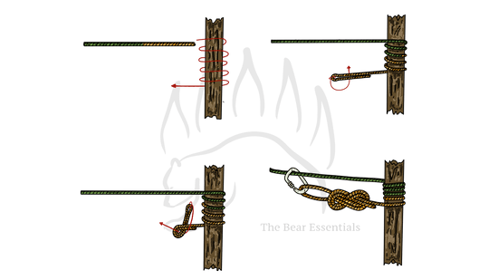 How to Tie the Tensionless Hitch (With a Carabiner) - The Bear Essentials Outdoors Co.