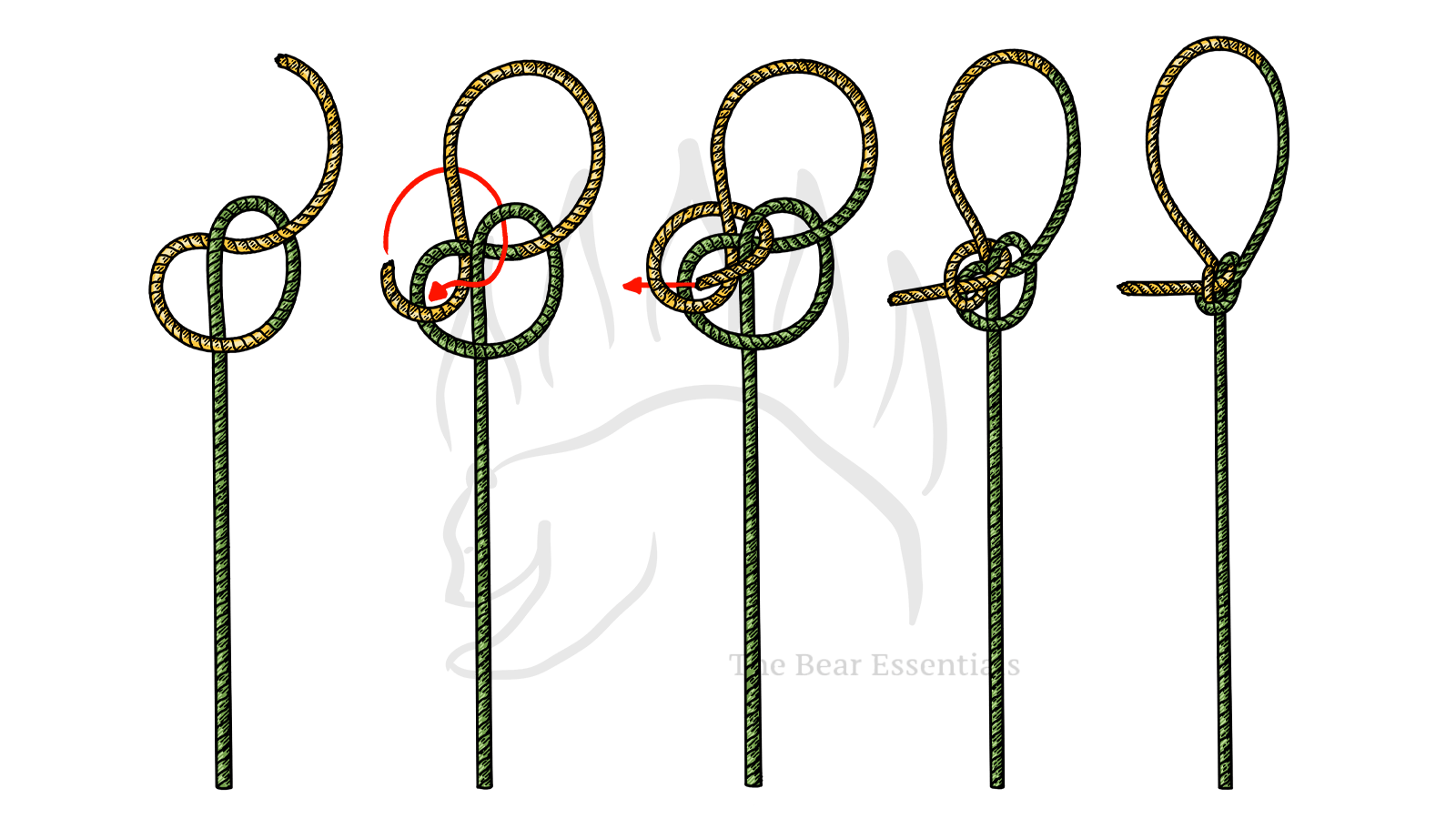 How to Tie the Zeppelin Loop - The Bear Essentials Outdoors Co.