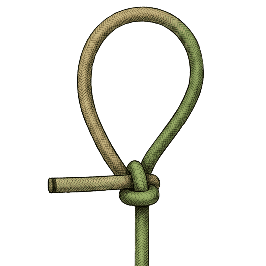 How to Tie the Cossack Knot in 3D