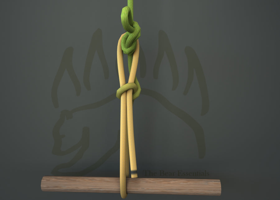 How To Tie The Bear’s Grip Hitch in 3D