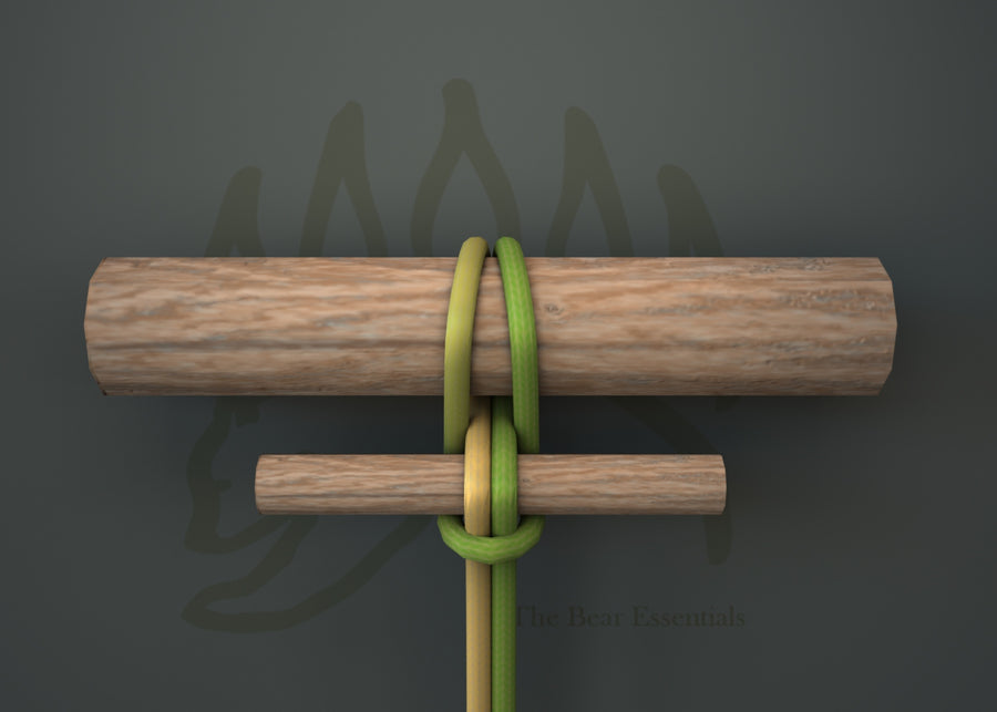 How to Tie the Cow Hitch With A Toggle in 3D