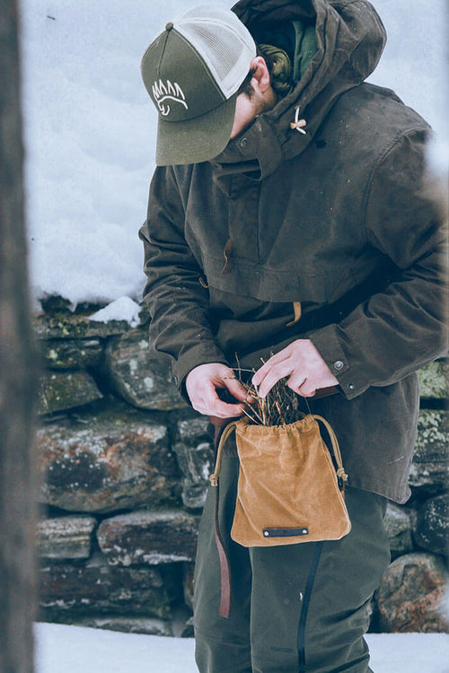 Waxed Canvas Pack Pouch