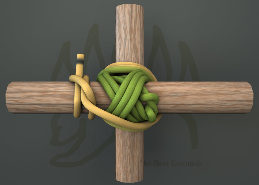 How to Tie the Diagonal Lashing in 3D