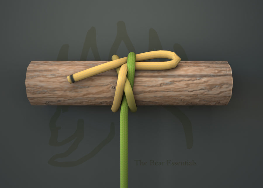 How to Tie the Ground Line Hitch (Picket-Line Hitch) in 3D