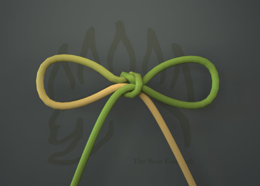 How to Tie the Handcuff Knot in 3D