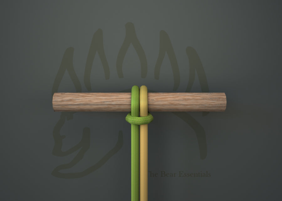 How to Tie the Larks Head (Cow Hitch) in 3D