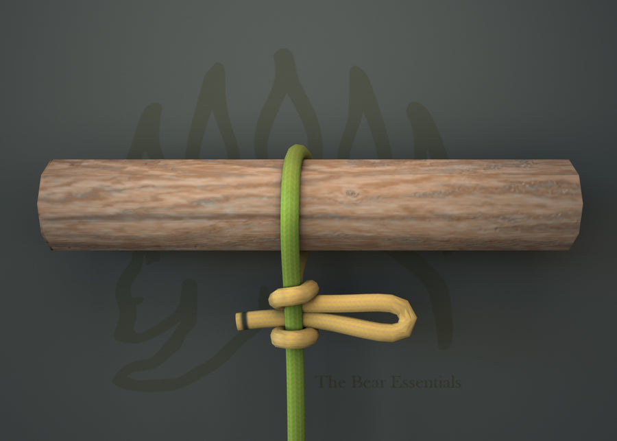 How to Tie the Slipped Buntline Hitch in 3D