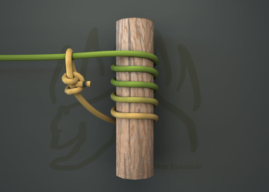 How to Tie the Tensionless Hitch (Two Half Hitches) in 3D