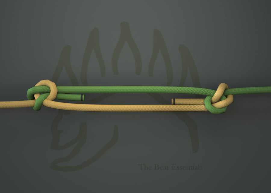 How to Tie the Twin Bowline Bend in 3D