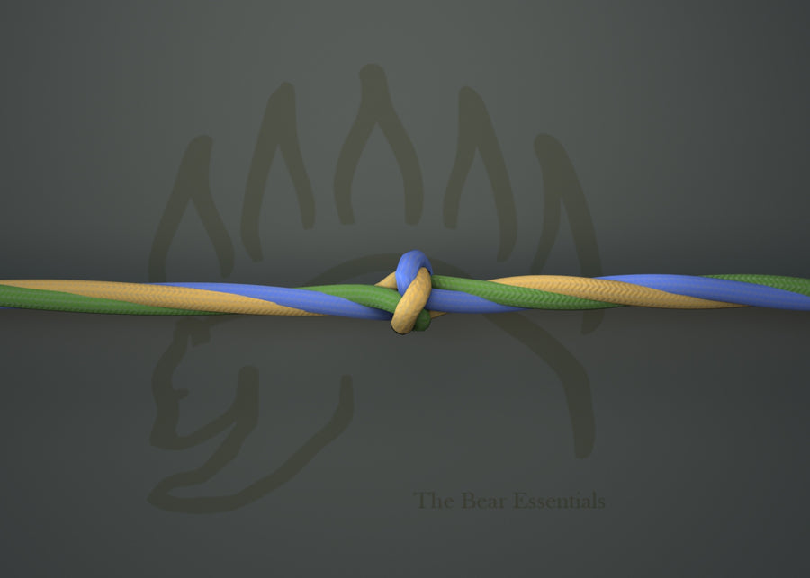 How to Tie the Wall Knot in 3D