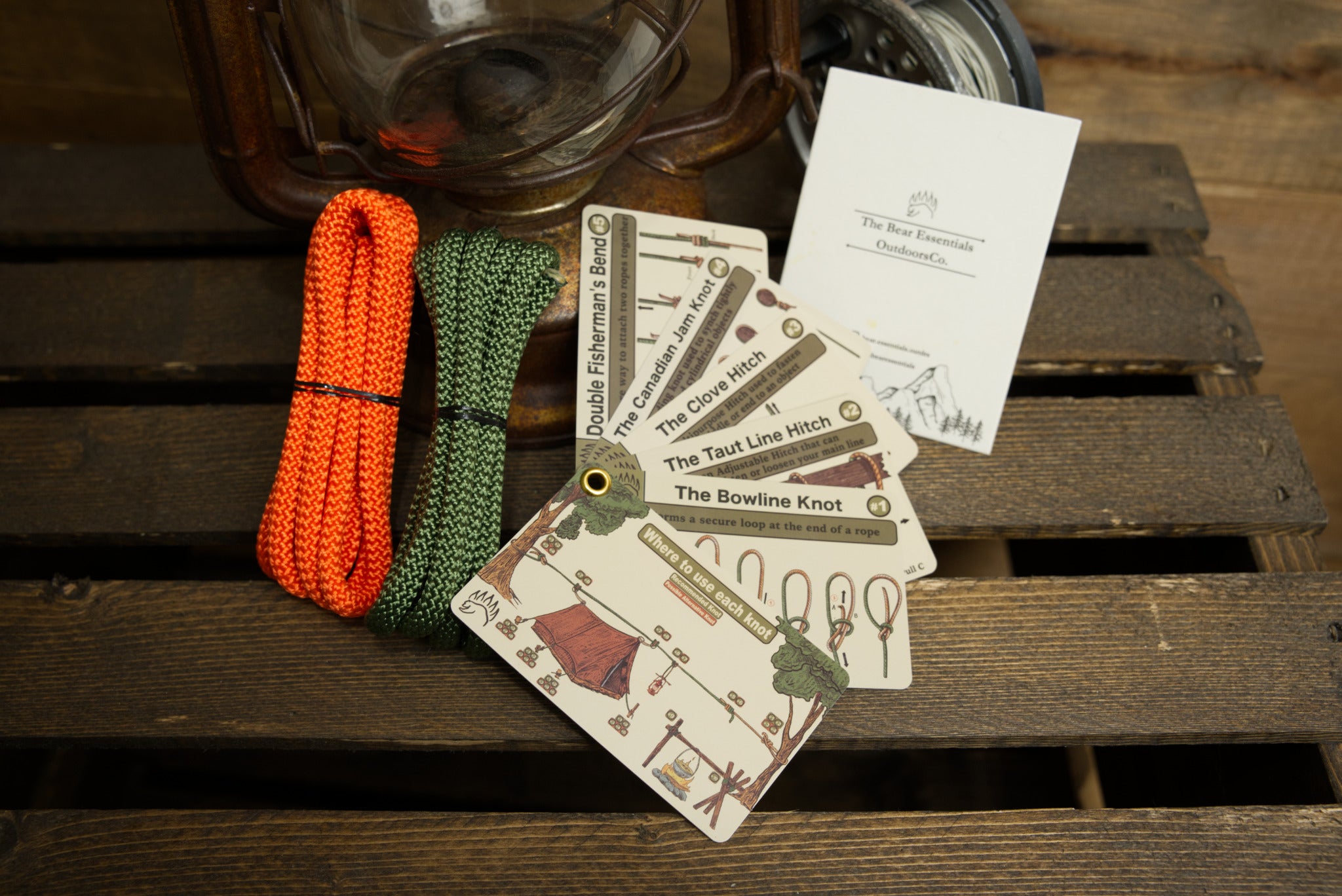 The Bear Essentials 結び方ガイド Amazon.com: The Bear Essentials: Knot Tying Kit