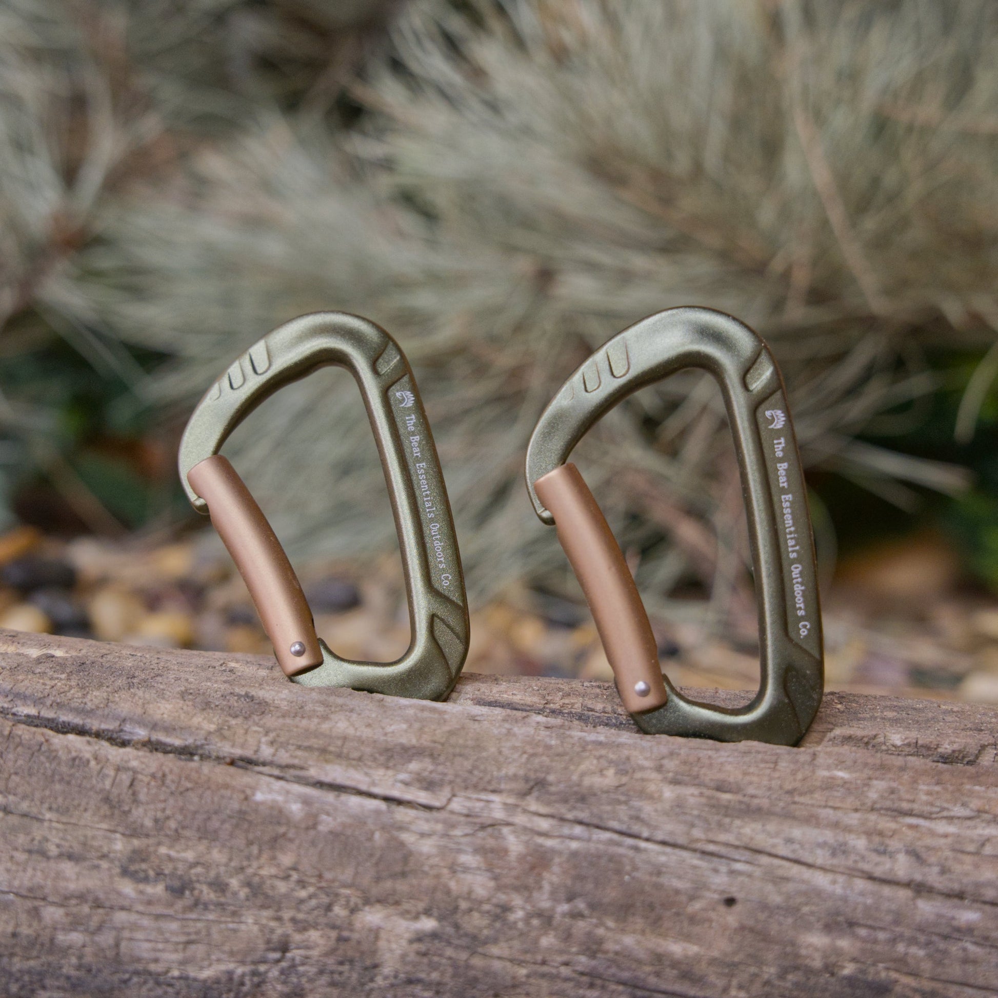 Bear Essentials Camping Carabiners - The Bear Essentials Outdoors Co., 2 Pack, ,